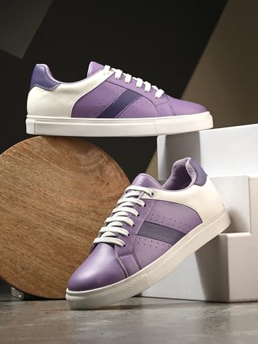 Image of Centrino Women's Casual Shoes | Colorblock Sneakers with Ultra Soft Cushion Lace-Up Shoes All-Day Comfort | Trendy & Lightweight Design | Low Top Flat Sole (7604)
