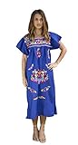 Liliana Cruz Embroidered Mexican Peasant Dress
