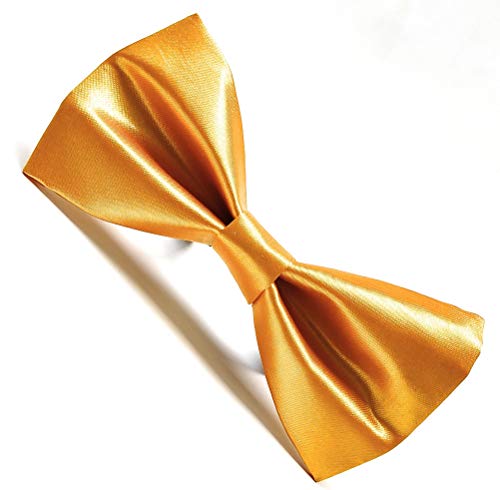 Image of JAGMOOLYA Products The Perfect Classic Satin Pre-Tied Bow Tie Formal Solid Tuxedo Bowtie Adjustable Length Many Colors and Styles Bow for Adults and Children