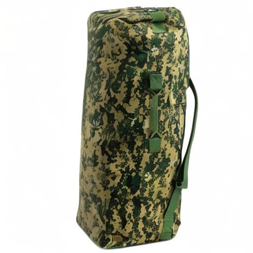 Image of Farm Blue 2 Strap Military Travel Duffle Bag, Digital Forest Camo, XL, Jungle Camouflage