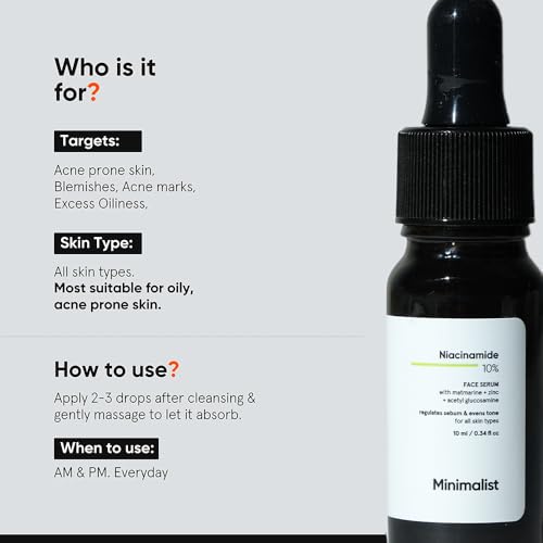 Image of Minimalist AHA BHA PHA 25% Peeling Solution + 10% Niacinamide Serum with Zinc Mini Combo | Acne Marks Removal, Oil Control, Pore Minimizing & Skin Brightening Combo for Oily & Acne-Prone Skin