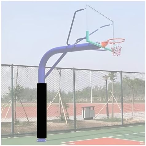Portable Basketball Pole Padding - Heavy-Duty Safety Pad for Round Poles, Easy to Dismantle & Reuse, Ideal Column Cover for Home Gym & Playground Protection