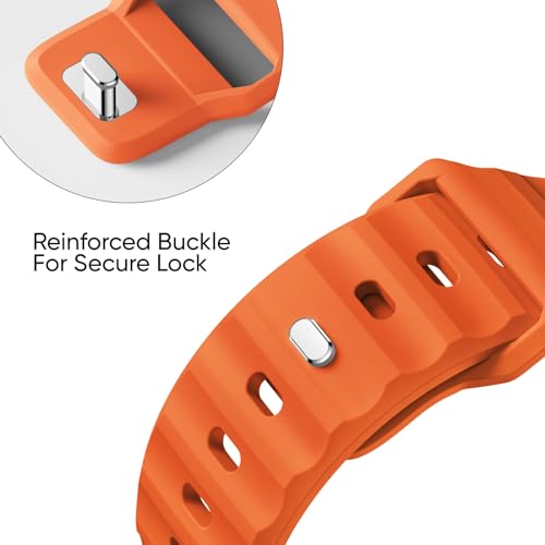 Image of Sport Bands 6-Pack Compatible with Apple Watch Ultra 3 /2 Band 49mm 46mm 45mm 44mm 42mm, Wide Soft Silicone Wristbands Waterproof Strap Men for iWatch Series 11 10 9 8 7 6 5 4 3 SE Ultra
