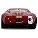 Majorette Collection – 1965 Ford GT40 MK1 1:64 Die-Cast Model Car with Rubber Tires & Display Case, for Collectors & Adults