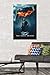 Trends International DC Comics Movie - The Dark Knight - Batman Logo on Fire One Sheet Wall Poster, 22.375