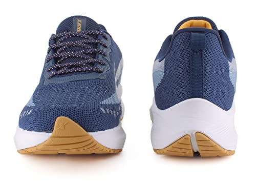 Image of SPARX Men SM-756 Navy Blue Gold Sports Shoes (Size - 9)