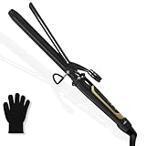 abp 1 Inch Curling Iron with Ceramic Barrel, Instant Heat up to 450°F, Waving Style Tool for Long/Medium Hair and Women