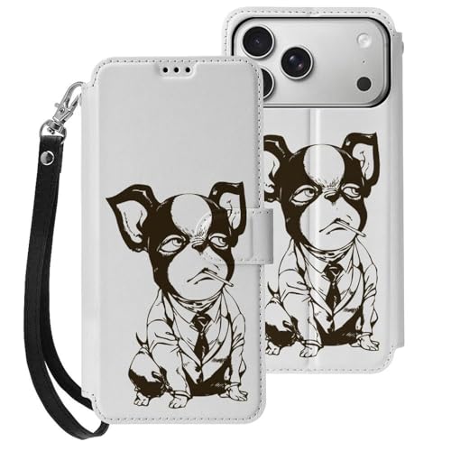 iPhone 17 Pro Max用 ケース 手帳型 ジョジョの奇妙な冒険 イギー Iphone17用カバー アイフォン17 用 ケース スマホケース おしゃれ 人気 財布型 PUレザー 携帯カバー カード収納 スタンド機能