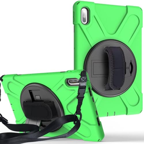 Coque Huawei MatePad 10.4 antichoc verte pour un usage familial sécurisé