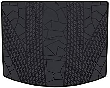 Megiteller Car Rubber Cargo Mat Liner Custom Fit for Ford Escape 2013 2014 2015 2016 2017 2018 Odorless Washable Heavy Duty Anti-Slip All Weather Black