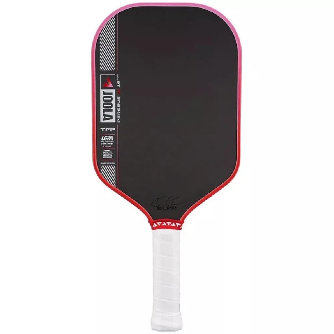 JOOLA Ben Johns Perseus Colourway IV 16 mm Pickleball Paddle | USAP & UPA‑A Certified | Carbon Friction Surface, Propulsion Core, TechFlex Power | Elongated Shape for Power & Control (Limited Edition)-image-30