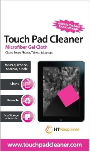 Pink Touch Pad Cleaner Cleaning Pads for iPad, iPad mini, iPhone,Windows, Surface, Samsung Galaxy, and Other Touch Screen Devices, 2 Black/1