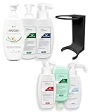 Blanc HYGIENIC KOMPLETT-SET: Mini Fix-STARTER- 6x Mini Fix Spender, weiß oder schwarz...