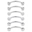6PCS - Silver