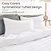 NEXHOME PRO Duvet Cover Queen Size, White 3 Pieces Boho Tufted Duvet Cover Set, Soft and Lightweight Microfiber Comforter Cover Set for All Season (White Queen, 90 x 90)-No Comforter