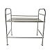 Macallen Soporte Microondas Estante Estanterias Microondas Cocina Encimera Inoxidable con Ganchos para...