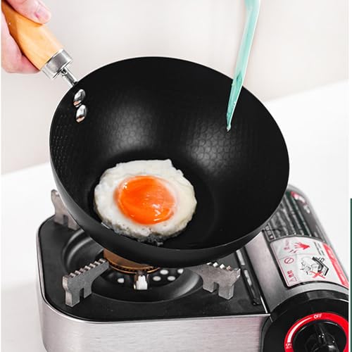 Sartén Wok de Hierro Fundido con Asa Anticalor, 22 cm miniatura 4