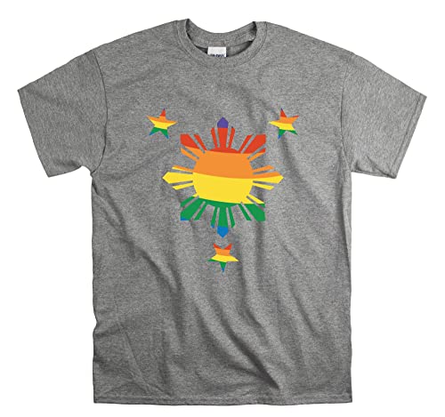T-shirt Philippines gris XXL ample pour un confort quotidien optimal