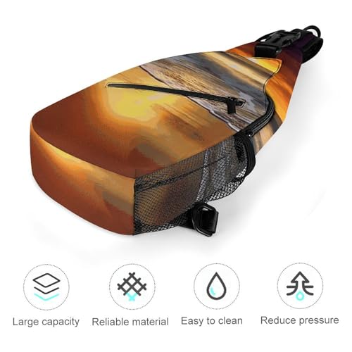Bolso cruzado deportivo para hombro casual unisex miniatura 5