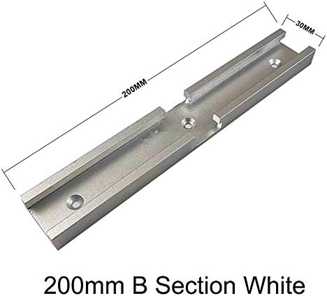 Foxorex T Track Miter Track Jig Fixture Slot Straight Edge Clamping Tool Guide Aluminum Alloy T-Slot Track for Electric Circular Saw Flip Table