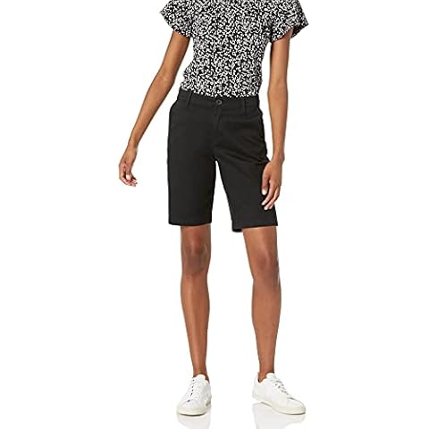 Amazon Essentials Women's Slim-Fit Bermuda Shorts Cover
