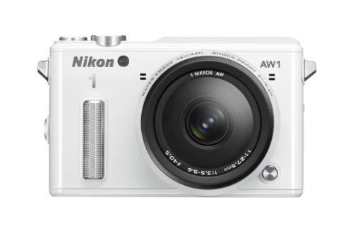 Nikon 1 AW1 14.2 MP HD Waterproof, Shockproof Digital Camera System with AW 11-27.5mm f/3.5-5.6 1 NIKKOR Lens (White)
