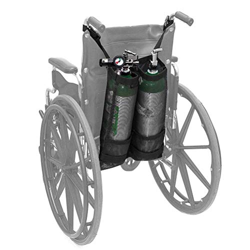 ZHANGZHIYUA Borse per bombole di Ossigeno per sedie a rotelle, Supporto per bombole per disabili, Sedia a rotelle di utilità, Zaino per Ossigeno per Uso Medico, casa, Ospedale