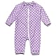 Mazuliso Baby Mädchen Badeanzug UV mit Durchgehendem Front Reißverschluss 3/4-Ärmel(VLPunkte,92-98 cm)
