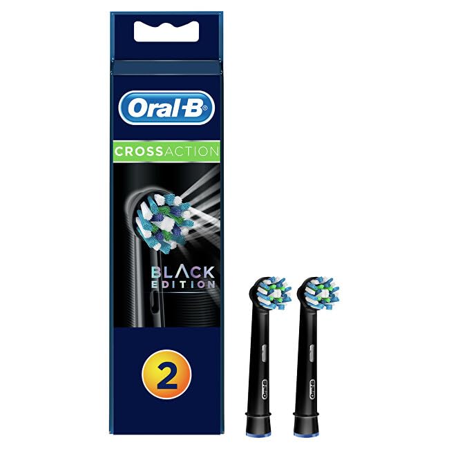 Ersatzbürstenköpfe mit Clean Maxi Technology CrossAction Black - Variant: 2 Stück