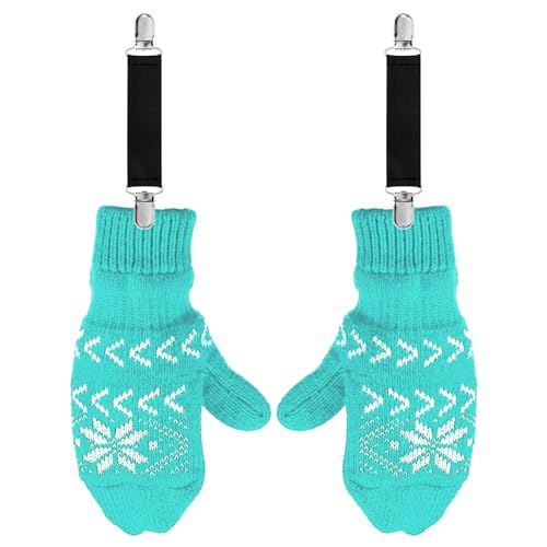 Winter Mitten Clips 6pcs Elastic Nylon Stainless Steel Gloves Clip for Kids Adults Dress Cinch Sweater Cardigan Shawl3