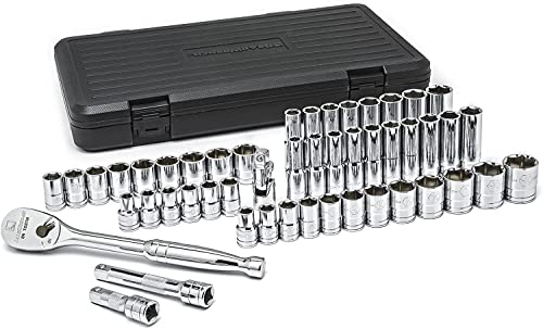 GEARWRENCH 49 Pc. 1/2" Drive 6 Pt. Socket Set, Standard/Deep, SAE/Metric - 80700D thumbnail 3