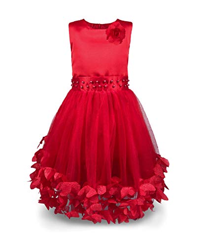 ModaIOO Abito da sposa con fiocco di fiori tutu