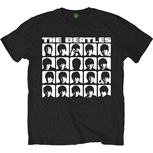 The Beatles A Hard Days Night John Lennon Rock Officiel T-Shirt Hommes Unisexe - Les Beatles, Paul McCartney, John Lennon, RIngo Starr, George Harrison The Beatles A Hard Days Night John Lennon Rock Officiel T-Shirt Hommes Unisexe