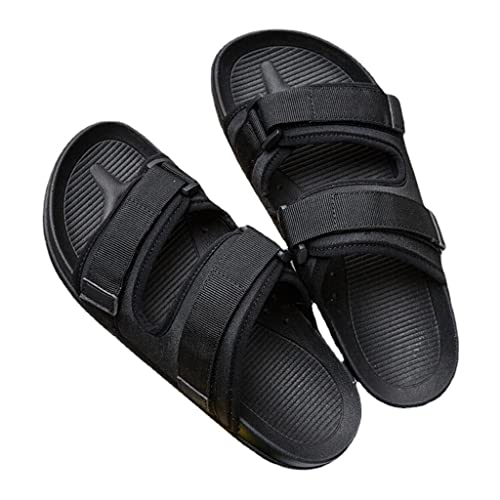 Light Weight Casual Men Sandals Outdoor Slippers Flip Flops Non Slip Man Beach Shoes(D,39 Code)