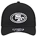New Era Men's Black San Francisco 49ers Team Collection 9FORTY M-Crown A-Frame Adjustable Hat