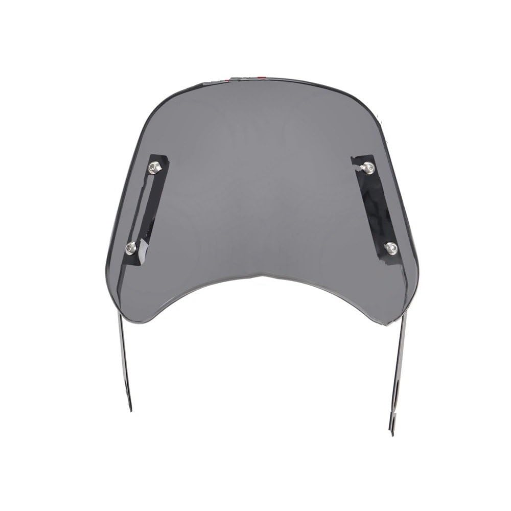 NLNGNZBZTP Windscreen Motorcycle Universal Black Windshield For Suzuki For Wind Deflector Windscreen Fairing(Grey)