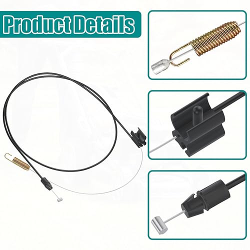 NOFIXS 746-04728 Single Speed Drive Cable 946-04728A Fits MTD Craftsman Troy-Bilt TB200 TB210 Rotary 15102 Push Mower - Thumbnail 2