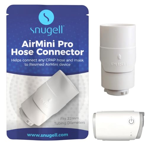 Snugell AirMini Pro�z�[�X�R�l�N�^�[ ? AirMini�I���W�i���z�[�X��22mm CPAP�@�܂��̓t���t�F�C�X�}�X�N�ƌ݊���������܂� ? AirMini�`���[�u�p�g���x���t�����h���[�A�_�v�^�[ ? ��v�Ŏg���₷��