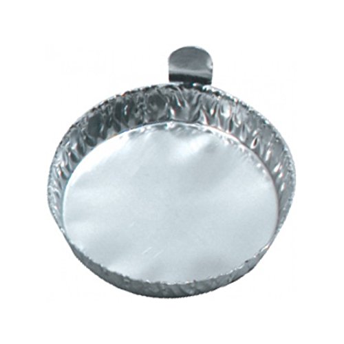 Heathrow Scientific HS14521B, 57 Dia x 14 mm. H Aluminum Weighing Dish (25 Packs of 100 pcs)