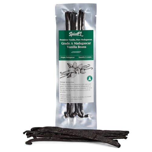 6 Madagascar Grade A Vanilla Pods