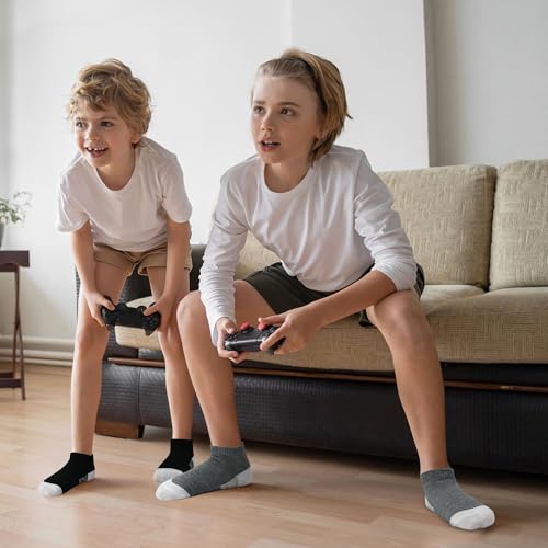 20 Pairs Toddler Socks for Kids Boys Ankle Low Cut Sock 1-14 Years Old4