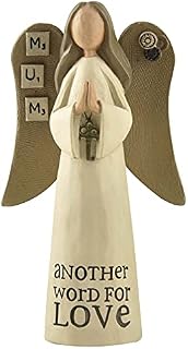 Feather & Grace Folding Hands, Figurine for Mom, Statue for Home or Room Decor, Guardian Angel Ornament Gifts for Her-Resins-Multi, one Size