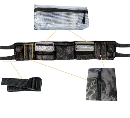 Vanlison Bolsa universal de armazenamento de acessórios UTV, bolsa organizadora para quadriciclos, b