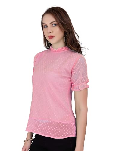 Image of Sidhidata Women's Tissue Fabric Premium Regular Fit Casual Top For & Girl'S