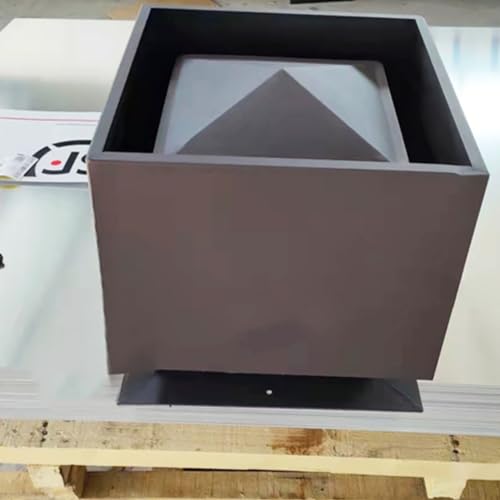 Sombrero de chimenea de aluminio cuadrado y resistente 5