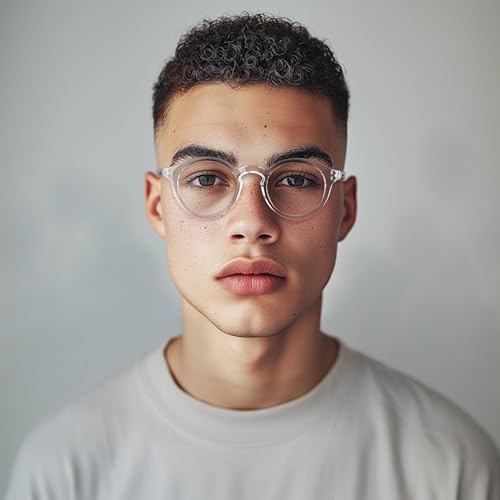 Image of LONDON MOLE Graduate blue light glasses | Round panto-style blue blockers | Anti-eyestrain | Unisex | Spring Hinges