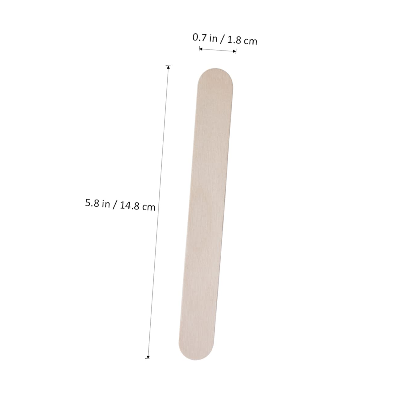 Professional Waxing Tool 10 Hair Removal Sticks Wooden Spatula for Eyebrows Safe