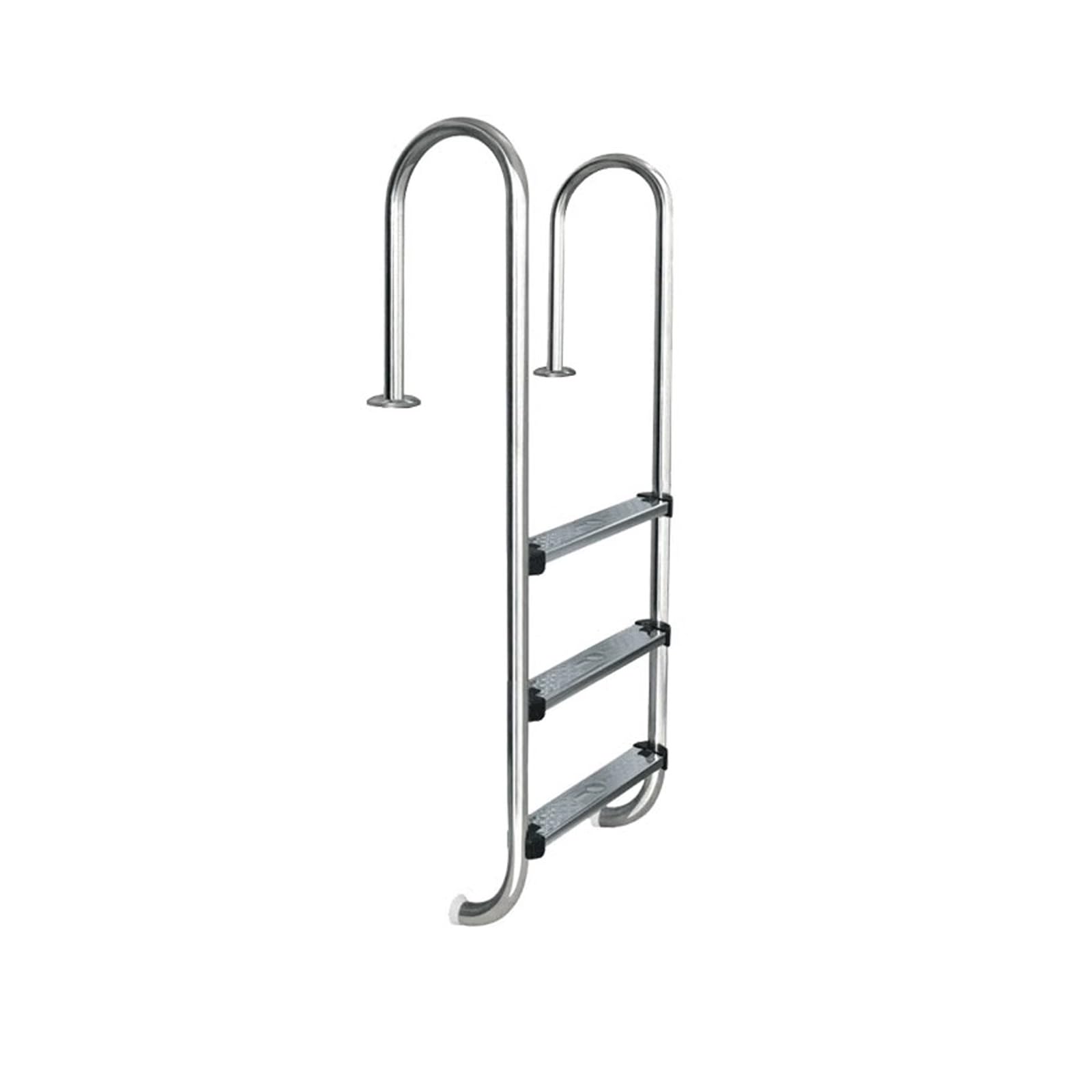 Escalier Piscine Acier Inoxydable 304, 3 Étapes, Pas Besoin D'encastrer, Echelle Piscine pour Piscine, Bateau