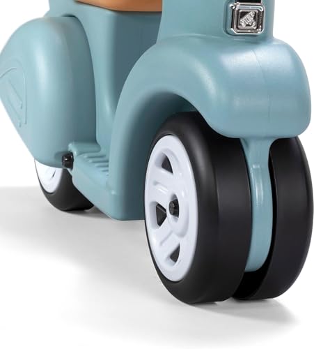 Step2 Ride Along Scooter Kids Push Car, Foot Powered Ride On Toy, Practice Balance with 4 Wheels, Made of Durable Plastic, Max Weight 40 lbs., For Toddlers 1.5-4 Years Old, Aqua - image 6