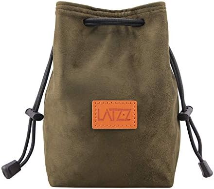 Camera Bag, LATZZ Camera Case, Drawstring Soft Camera Bag with Adjustable Strap, Vintage DSLR Lens Case Gadget for Traveling and Camera Storage